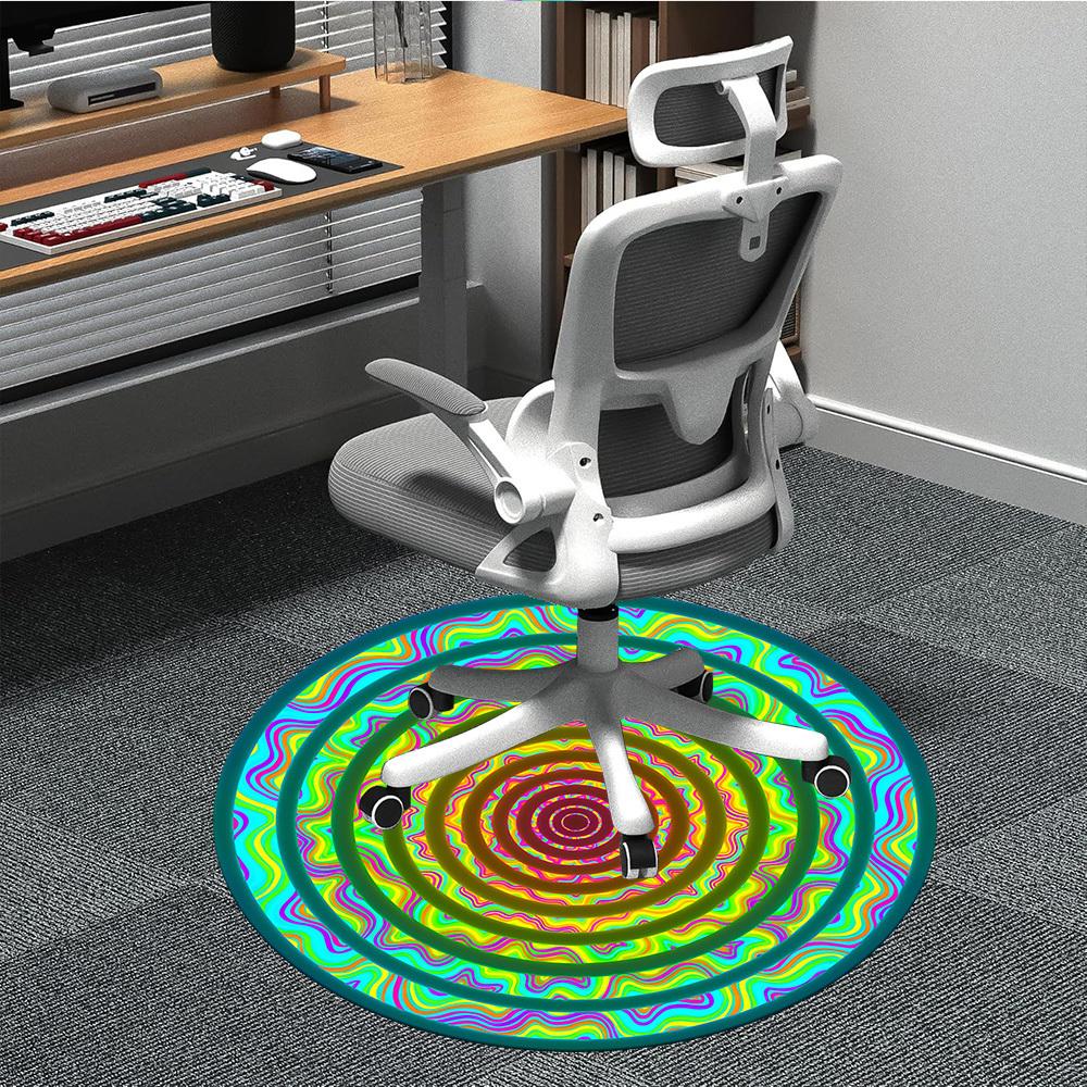 1pc Psychedelic Circles Chair Carpet for Office Non-Slip Mat for Office - Decorative Floor Mat yy251030254 80cm by 80cm
1pc Psychedelic Circles Chair Carpet for Office Non-Slip Mat for Office - Decorative Floor Mat yy251030254 80cm by 80cm