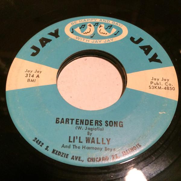 7-дюймовая пластинка LI L WALLY & THE HARMONY BOYS - Bartenders Song 314 Jay Jay Records 1965 США Фолк Б/У
7-дюймовая пластинка LI L WALLY & THE HARMONY BOYS - Bartenders Song 314 Jay Jay Records 1965 США Фолк Б/У