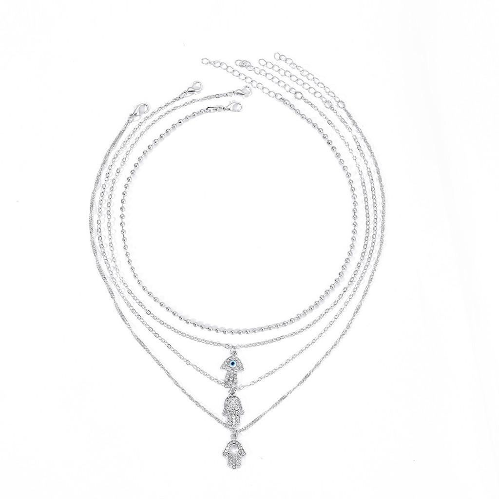 Demon Eye Necklace Multilayer Geometric Alloy Pendant For Women X2167B
Demon Eye Necklace Multilayer Geometric Alloy Pendant For Women X2167B