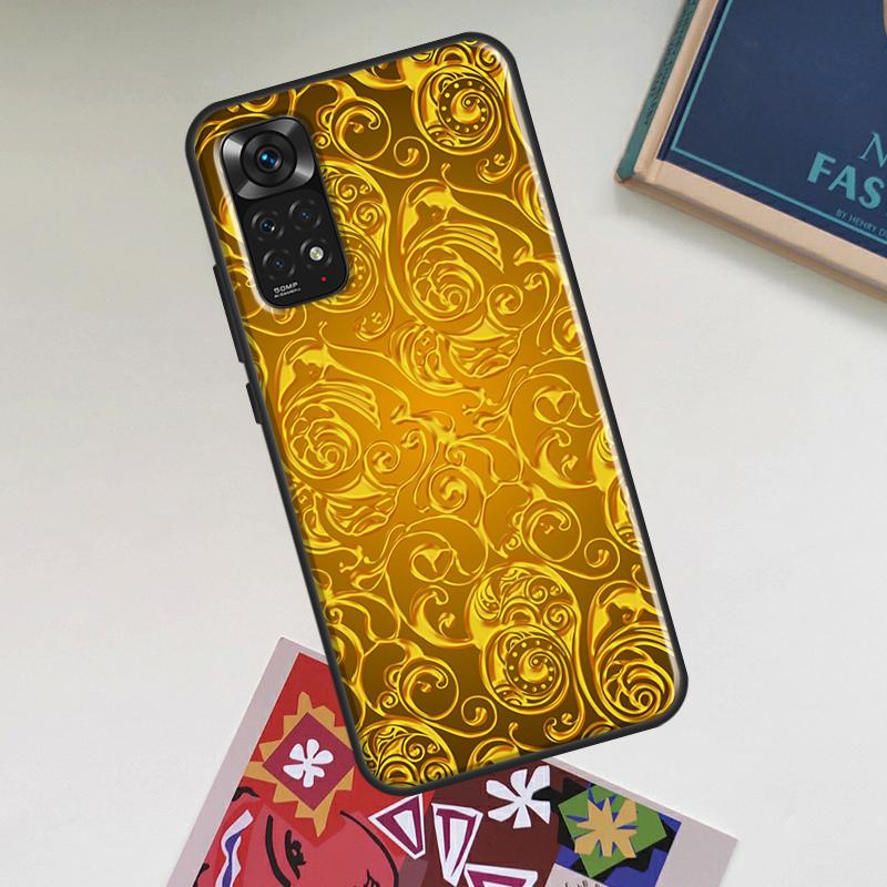 Gold Floral Pattern Case For Xiaomi Redmi Note 14 Pro 13 12 11 9 10 15 Pro Plus Redmi 15 C 14C 13C 10C 12C Cover Redmi Note 13 4G
Gold Floral Pattern Case For Xiaomi Redmi Note 14 Pro 13 12 11 9 10 15 Pro Plus Redmi 15 C 14C 13C 10C 12C Cover Redmi Note 13 4G