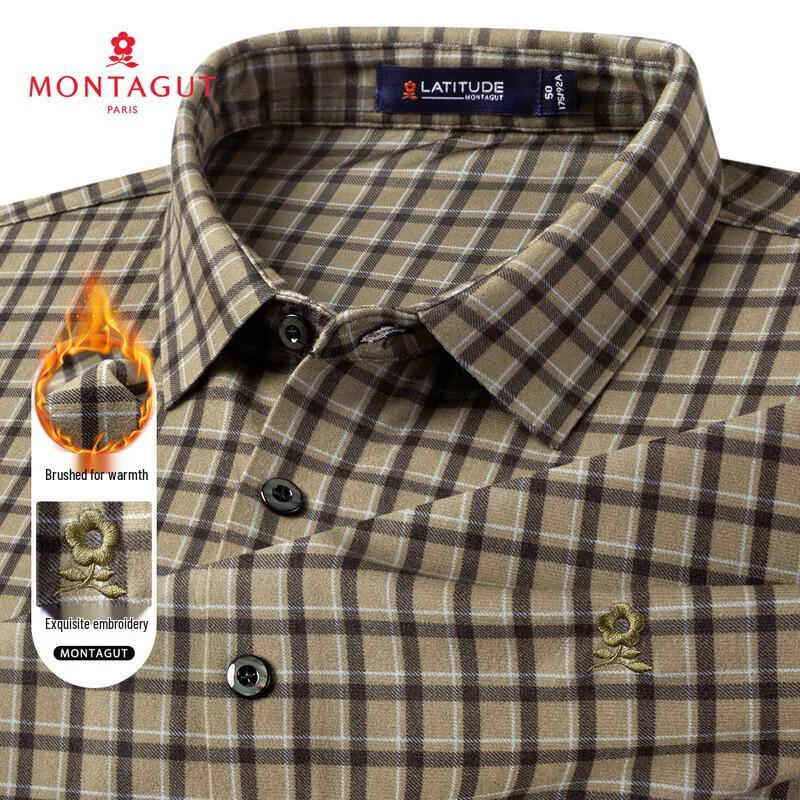 MONTAGUT Men s Brushed Thermal Plaid Long-Sleeve Shirt 48
MONTAGUT Men s Brushed Thermal Plaid Long-Sleeve Shirt 48