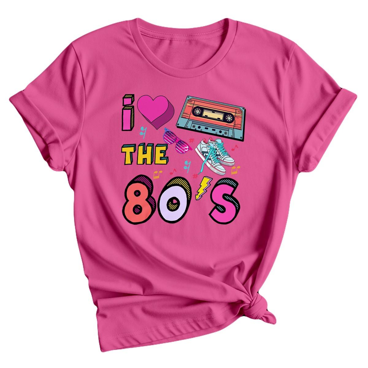 Ladies Women Top Women I Love The 80s 100% Cotton T-shirt Mens Tees Top Fancy Dress Star Fancy Party Tee XL
Ladies Women Top Women I Love The 80s 100% Cotton T-shirt Mens Tees Top Fancy Dress Star Fancy Party Tee XL