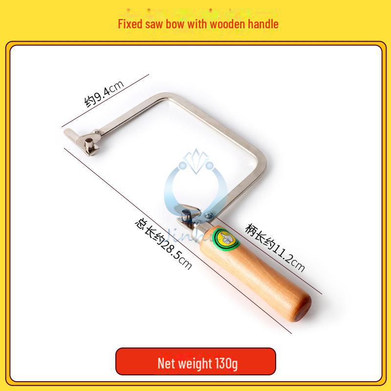 Міні U-подібна ручна лучкова пила з дротом і дерев яною ручкою для деревообробки та ювелірної справи
Міні U-подібна ручна лучкова пила з дротом і дерев яною ручкою для деревообробки та ювелірної справи