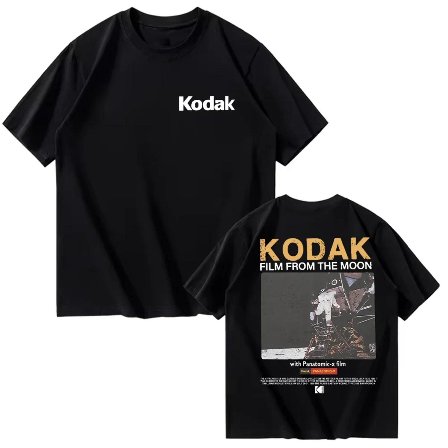 Kodak Summer Brand New Astronaut Moon Landing Print 100% Cotton Men T-shirt Daily Casual Sweat-absorbing Breathable Short Sleeve S чёрный
Kodak Summer Brand New Astronaut Moon Landing Print 100% Cotton Men T-shirt Daily Casual Sweat-absorbing Breathable Short Sleeve S чёрный