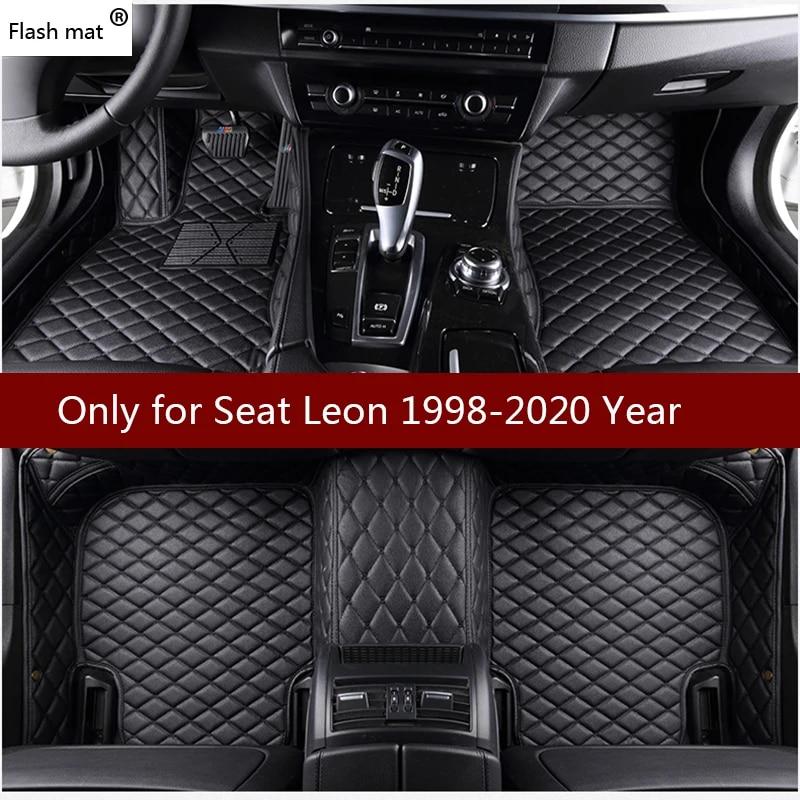 Кожаные автомобильные коврики с вспышкой для SEAT Leon 1998-2013 2014-2016 2017 2018, индивидуальные автомобильные подушечки для ног, автомобильные ковровые покрытия
Кожаные автомобильные коврики с вспышкой для SEAT Leon 1998-2013 2014-2016 2017 2018, индивидуальные автомобильные подушечки для ног, автомобильные ковровые покрытия