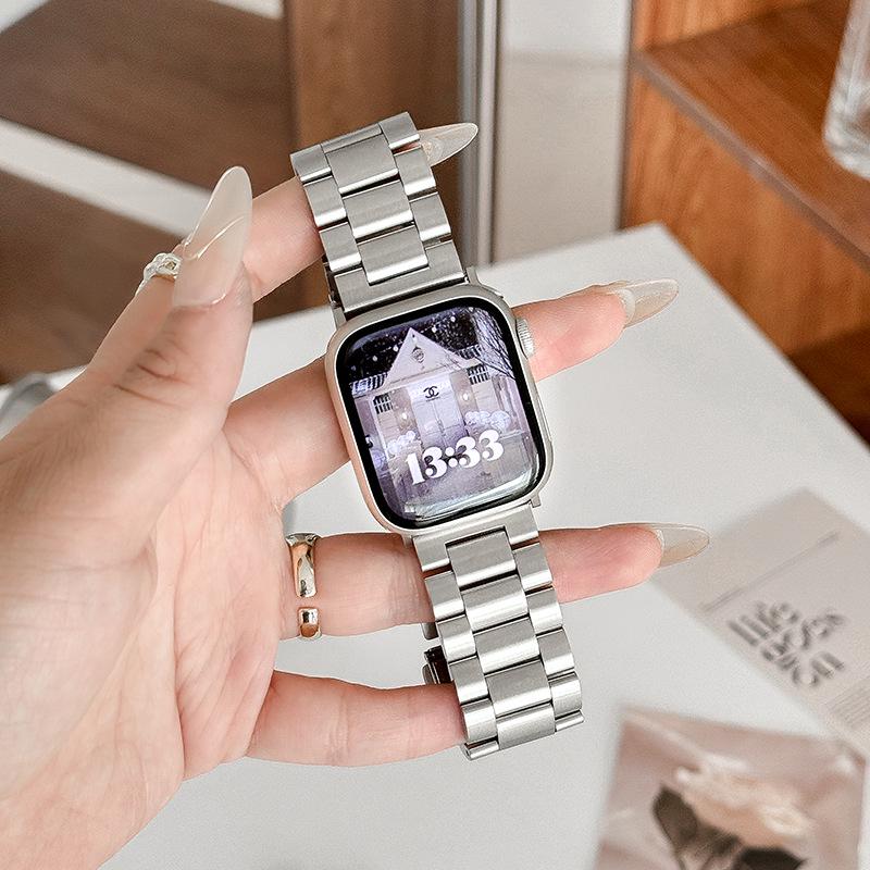 Сумісний ремінець Apple з нержавіючої сталі для S11/S10/iWatch 9 - Стиль бамбукового суглоба For Apple 38-40-41mm
Сумісний ремінець Apple з нержавіючої сталі для S11/S10/iWatch 9 - Стиль бамбукового суглоба For Apple 38-40-41mm
