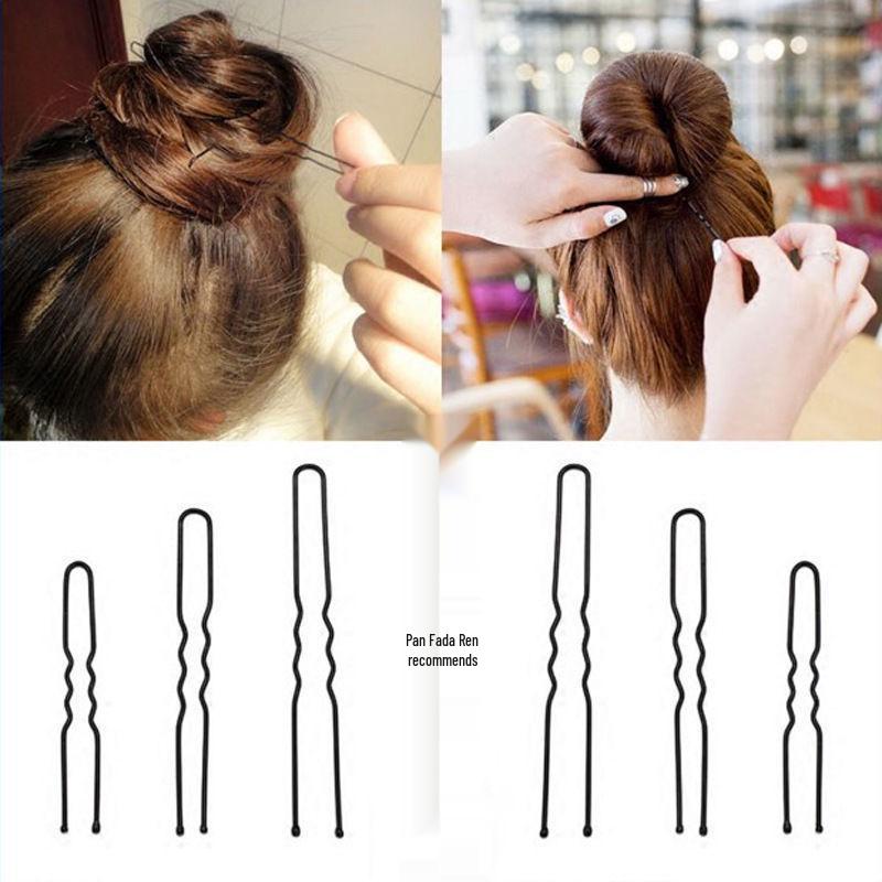 Black U-Shaped Bridal Updo Clips - 50 Pack for Wedding Dress & Photo Studio Hair Styling
Black U-Shaped Bridal Updo Clips - 50 Pack for Wedding Dress & Photo Studio Hair Styling