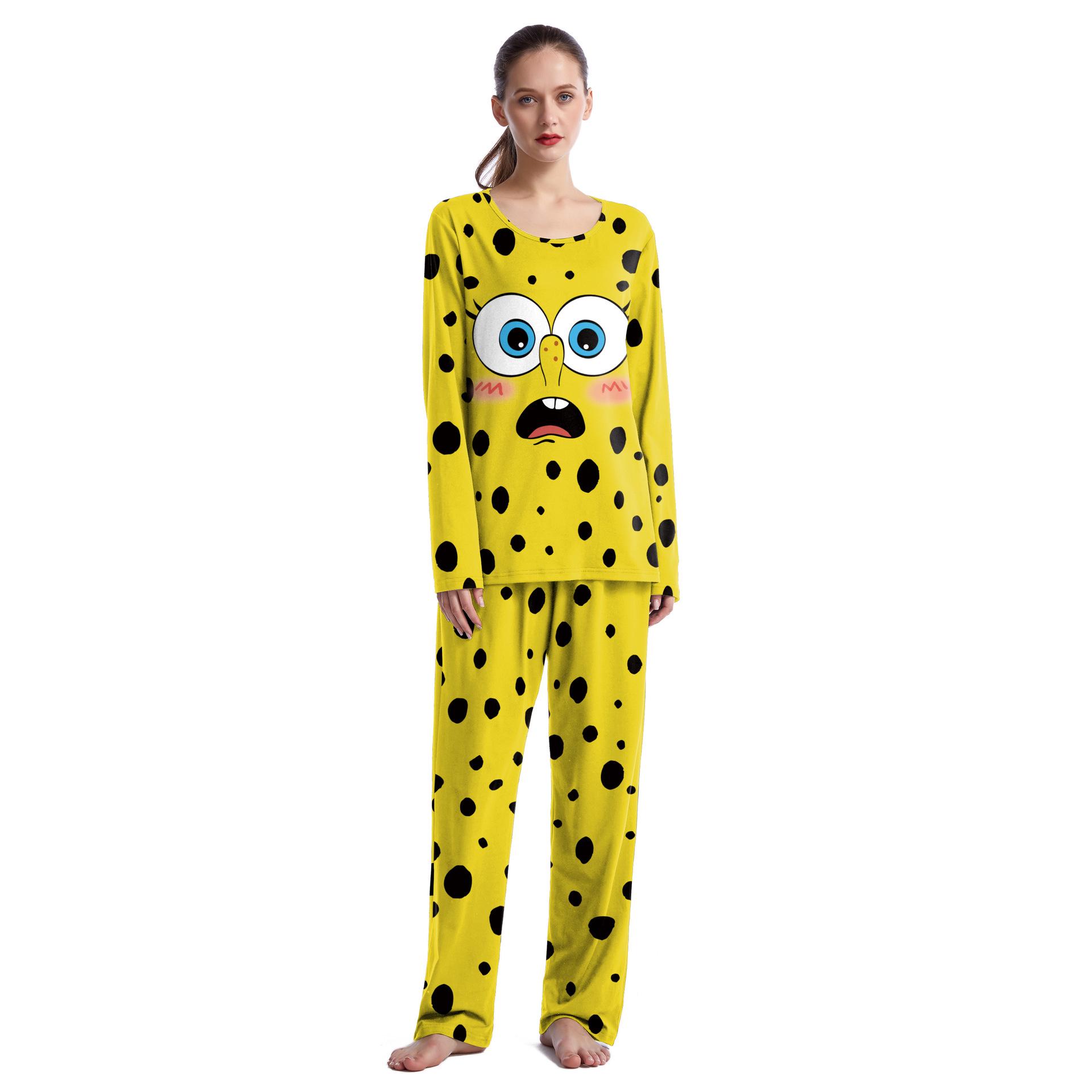 Весняний різдвяний парний піжамний набір 2024: Топ з круглим вирізом та довгим рукавом і спортивні штани для жінок Extra Large
Весняний різдвяний парний піжамний набір 2024: Топ з круглим вирізом та довгим рукавом і спортивні штани для жінок Extra Large