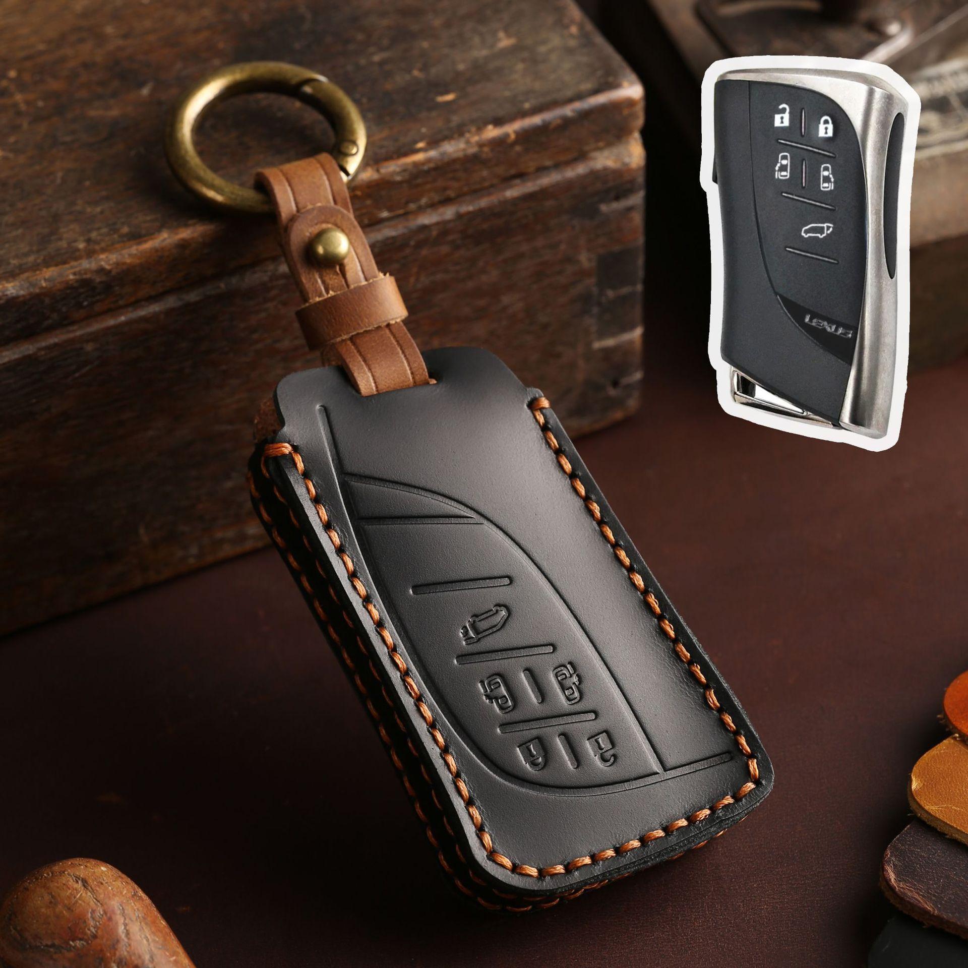 The key case is suitable for Lexus es200/rx/es300/nx200 Lexus car key case, genuine leather handmade.
The key case is suitable for Lexus es200/rx/es300/nx200 Lexus car key case, genuine leather handmade.