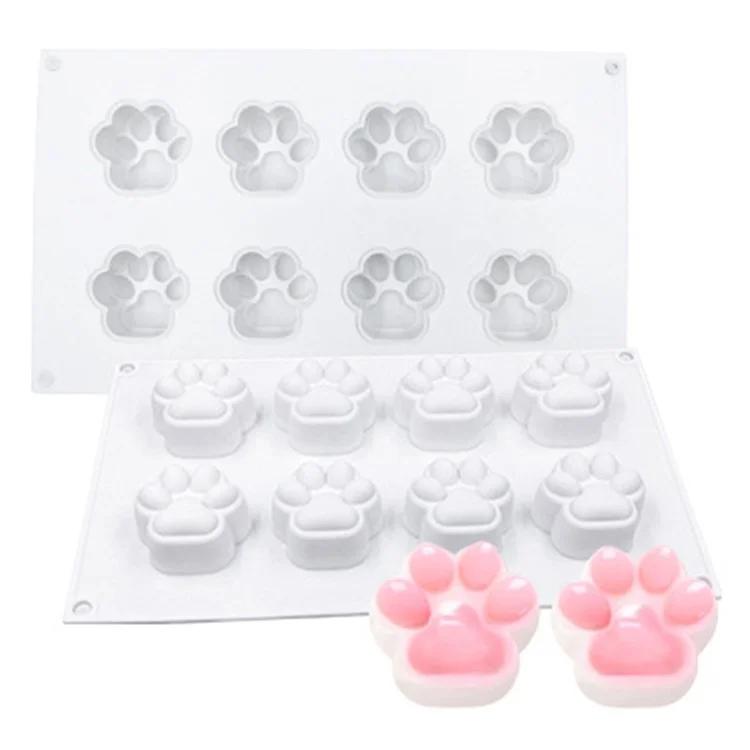 DG-14 8-Cell Cat Claw Shape Mousse Cake Silicone Mold DIY Jelly Pudding Mold (No FDA, BPA Free)
DG-14 8-Cell Cat Claw Shape Mousse Cake Silicone Mold DIY Jelly Pudding Mold (No FDA, BPA Free)