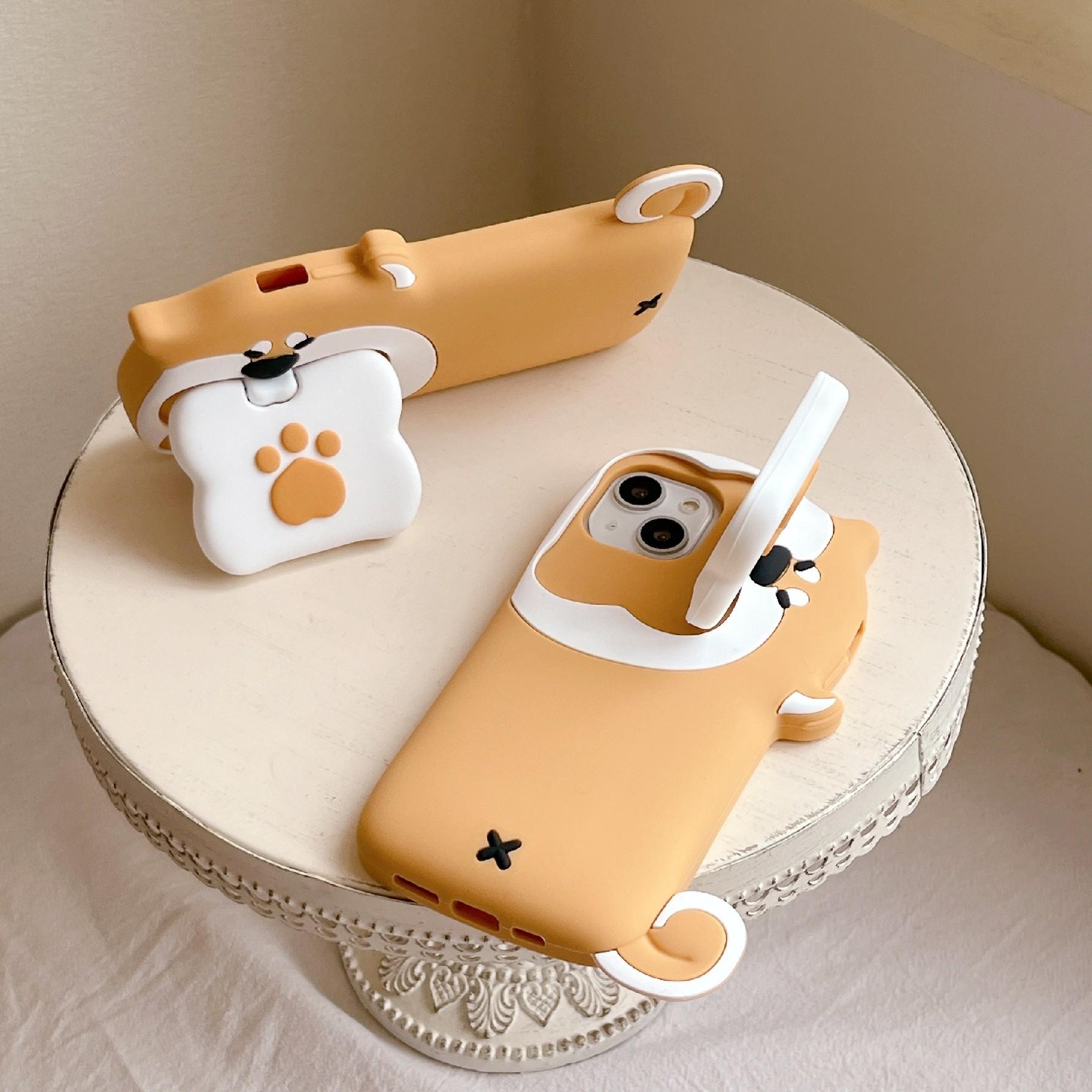 For iPhone 15 Silicone Case Dog Eating Bone Design Lens Cover Kickstand Phone Cover As Shown A
For iPhone 15 Silicone Case Dog Eating Bone Design Lens Cover Kickstand Phone Cover As Shown A