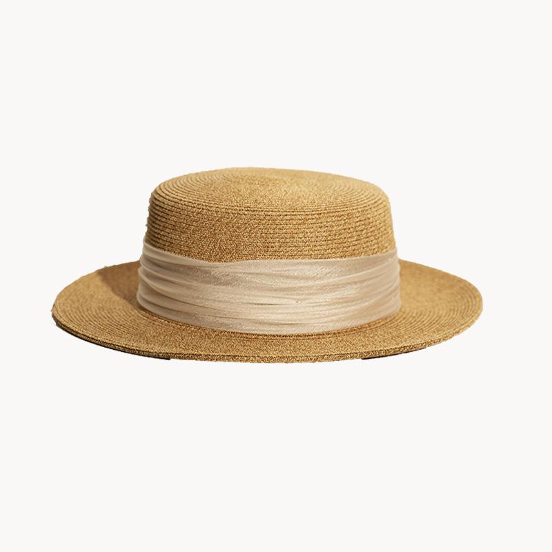 Handwoven Mesh Ribbon Flat Straw Hat, Summer New Outdoor UV Protection Sun Beach Cap for Women Men 54-58CM белый
Handwoven Mesh Ribbon Flat Straw Hat, Summer New Outdoor UV Protection Sun Beach Cap for Women Men 54-58CM белый