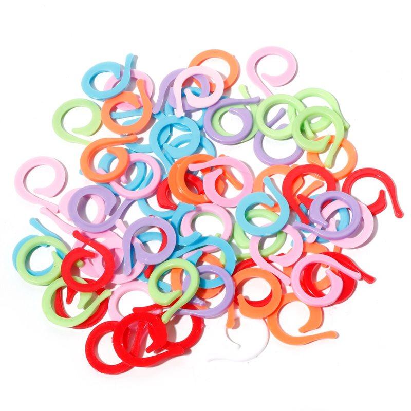 SHGO-1000Pcs Plastic Knitting Stitch-Markers Craft Sewing Markers Spiral-Shaped Markers At Random Color
SHGO-1000Pcs Plastic Knitting Stitch-Markers Craft Sewing Markers Spiral-Shaped Markers At Random Color