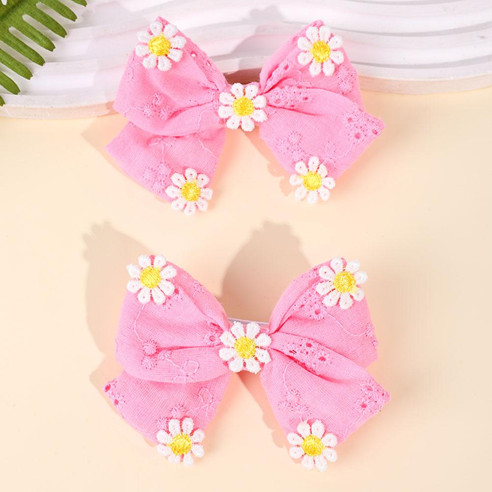 2Pcs Pink Flower Hair Clip Sweet Handmade 100% Cotton Ribbon Floral Bow Hairpin For Girl Children Baby Accessories Kids Headwear
2Pcs Pink Flower Hair Clip Sweet Handmade 100% Cotton Ribbon Floral Bow Hairpin For Girl Children Baby Accessories Kids Headwear