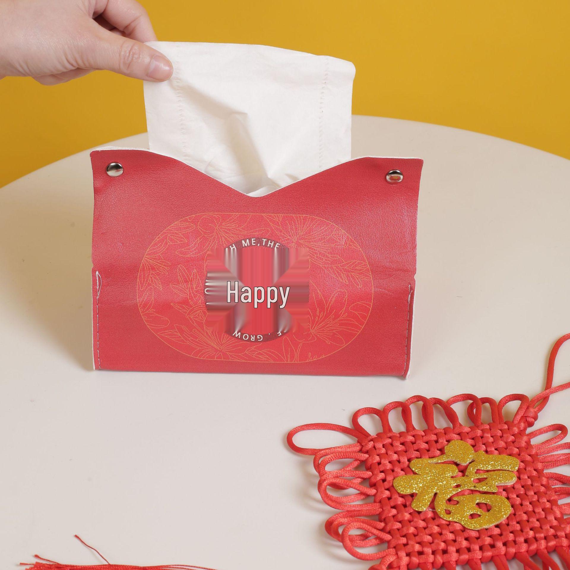 Red Chinese Wedding Tissue and Candy Storage Box for Car & Bedroom Celebrations
Red Chinese Wedding Tissue and Candy Storage Box for Car & Bedroom Celebrations
