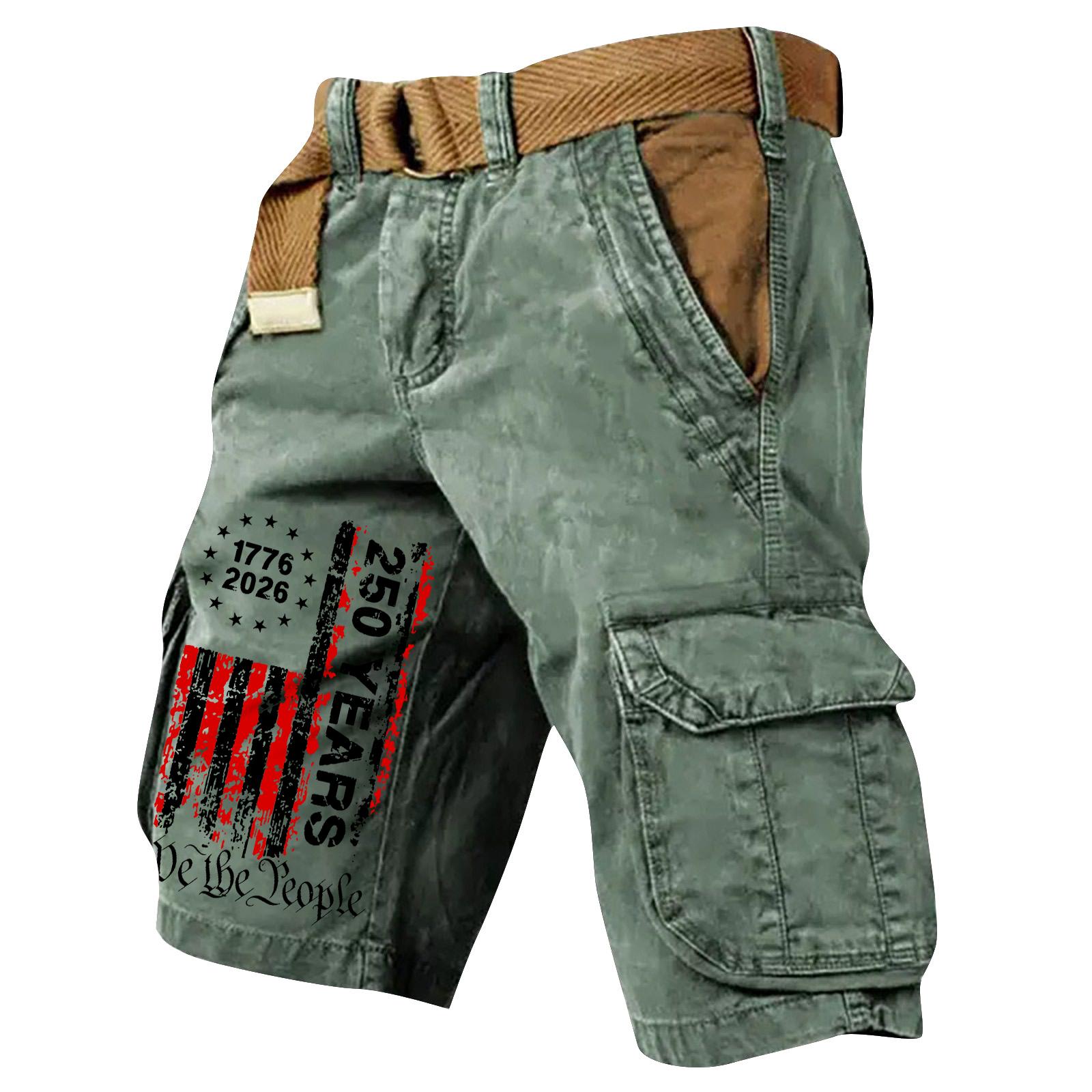 Men s Casual Cargo Shorts with Belt Multi Pocket Cotton Loose Fit Printed Flag Style for Outdoor Work Travel L армия зеленый
Men s Casual Cargo Shorts with Belt Multi Pocket Cotton Loose Fit Printed Flag Style for Outdoor Work Travel L армия зеленый