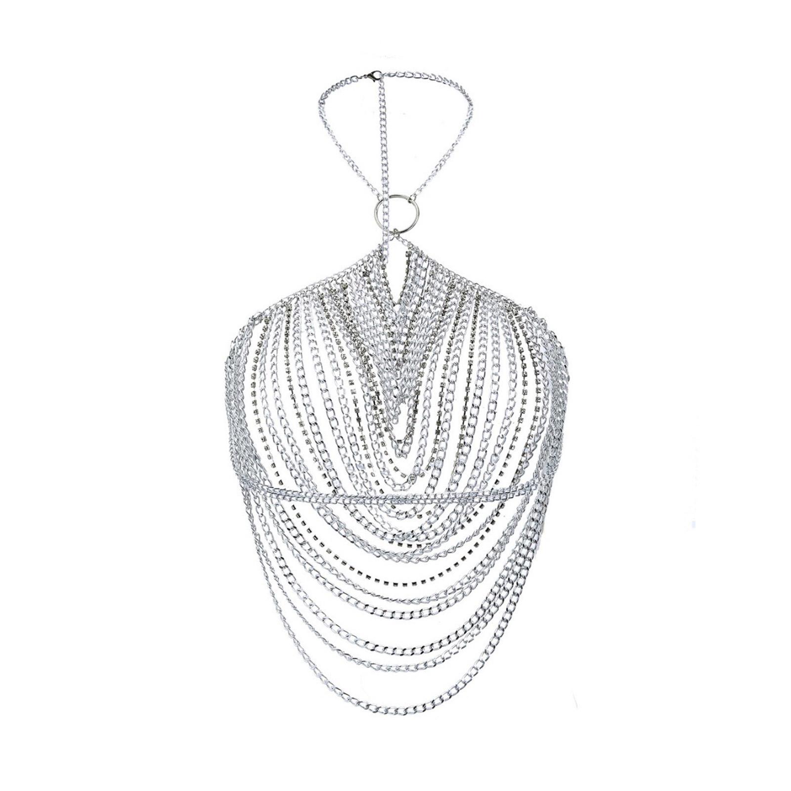 Women Body Chain Featuring Crystal Elegant Body Jewelry Nightclub Body Accessory Suitable for Weddings and Proms 1
Women Body Chain Featuring Crystal Elegant Body Jewelry Nightclub Body Accessory Suitable for Weddings and Proms 1