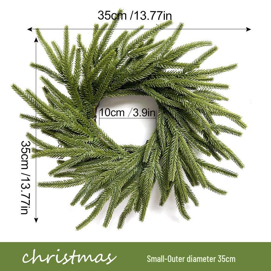Cross-border Artificial Christmas Wreath with Fake Greenery, Pine, and Flowers for Halloween and Christmas Home Decor
Cross-border Artificial Christmas Wreath with Fake Greenery, Pine, and Flowers for Halloween and Christmas Home Decor