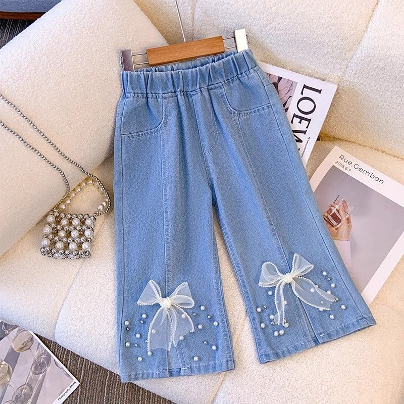 Girls Denim Wide Leg Thin Summer Children s Split Flared Pants Children s Clothing Mosquito Proof Pants 100
Girls Denim Wide Leg Thin Summer Children s Split Flared Pants Children s Clothing Mosquito Proof Pants 100