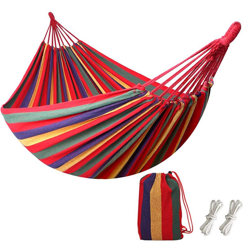 Single Wide Thick Canvas Hammock Outdoor Camping Backpackaging Leisure Swing Portable Hanging Bed Sleeping Swing Hammock червоний
Single Wide Thick Canvas Hammock Outdoor Camping Backpackaging Leisure Swing Portable Hanging Bed Sleeping Swing Hammock червоний