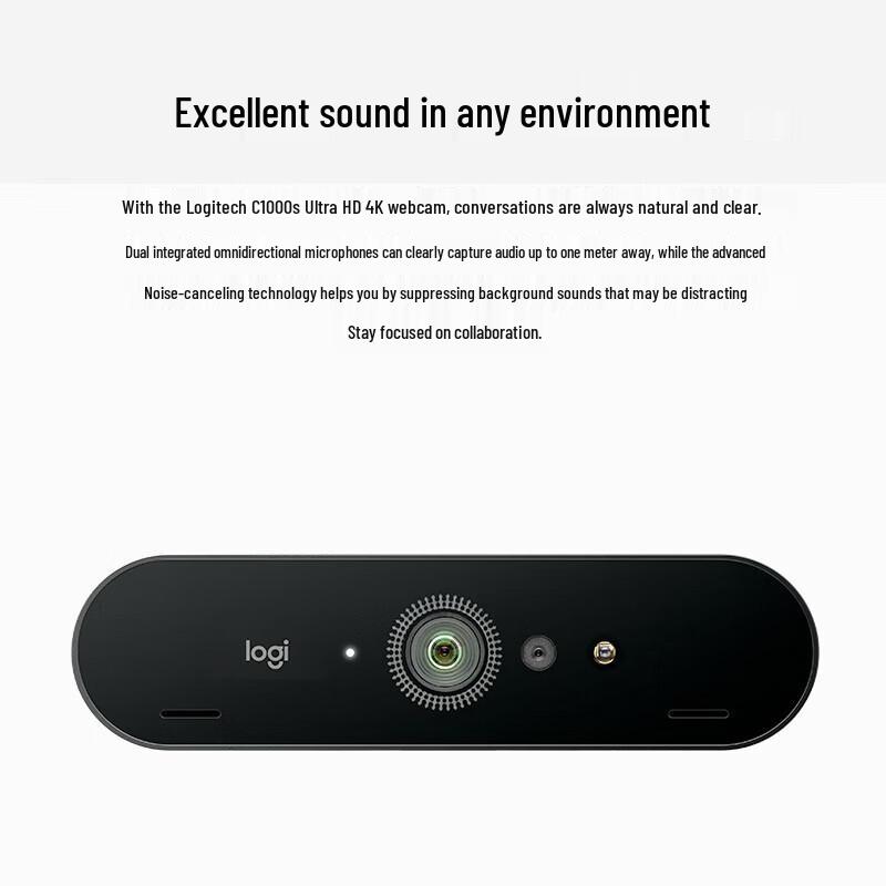 Logitech C1000s 4K Webcam
Logitech C1000s 4K Webcam