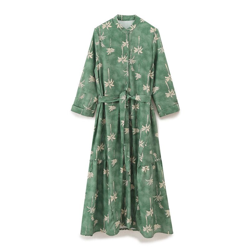 2024 Spring New Arrival Women s Clothing Fashion Style Fashion Casual Printing Long Sleeves Shoelace Dress 2183049 As shown in the figure L
2024 Spring New Arrival Women s Clothing Fashion Style Fashion Casual Printing Long Sleeves Shoelace Dress 2183049 As shown in the figure L