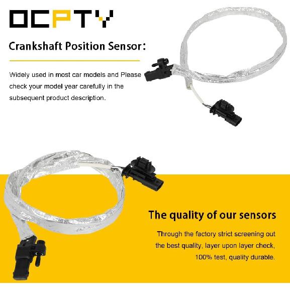 OCPTY Engine Crankshaft Position Sensor Compatible for Fiat 500 2018-2019, 500X 2017-2018, 500L 2014-2020, 124 for Spider 2017-2020, for Jeep
OCPTY Engine Crankshaft Position Sensor Compatible for Fiat 500 2018-2019, 500X 2017-2018, 500L 2014-2020, 124 for Spider 2017-2020, for Jeep