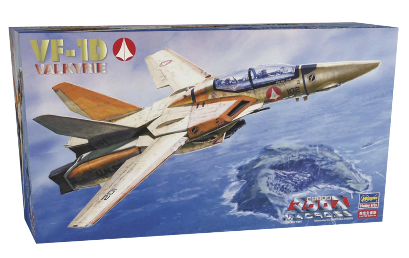 Hasegawa Super Dimension Fortress Macross Valkyrie Training Aircraft Scale Plastic Model Kit 65780 VF-1D Two-Seat 1/72 белый
Hasegawa Super Dimension Fortress Macross Valkyrie Training Aircraft Scale Plastic Model Kit 65780 VF-1D Two-Seat 1/72 белый