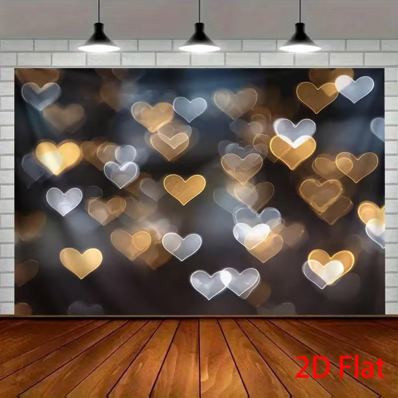 2D Bokeh Heart Lights Photo Backdrop Valentine Party Decoration Background 47.2x31.5inch/120*80cm
2D Bokeh Heart Lights Photo Backdrop Valentine Party Decoration Background 47.2x31.5inch/120*80cm