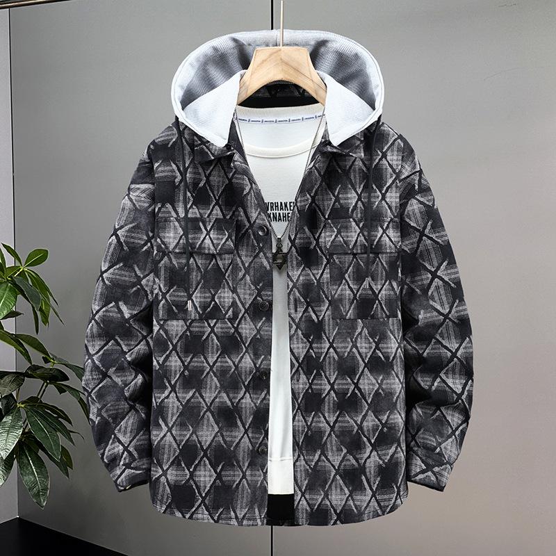 Men s Trendy Hooded Detachable Jacket: Casual Loose-Fit Spring/Autumn Lapel Coat 9XL - for 140-150 kg
Men s Trendy Hooded Detachable Jacket: Casual Loose-Fit Spring/Autumn Lapel Coat 9XL - for 140-150 kg