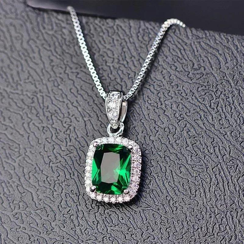 CAOSHI Shiny Rectangle Pendant Necklace for Women Romantic Various Color Zirconia Accessories Luxury Wedding Party Zircon Hot
CAOSHI Shiny Rectangle Pendant Necklace for Women Romantic Various Color Zirconia Accessories Luxury Wedding Party Zircon Hot