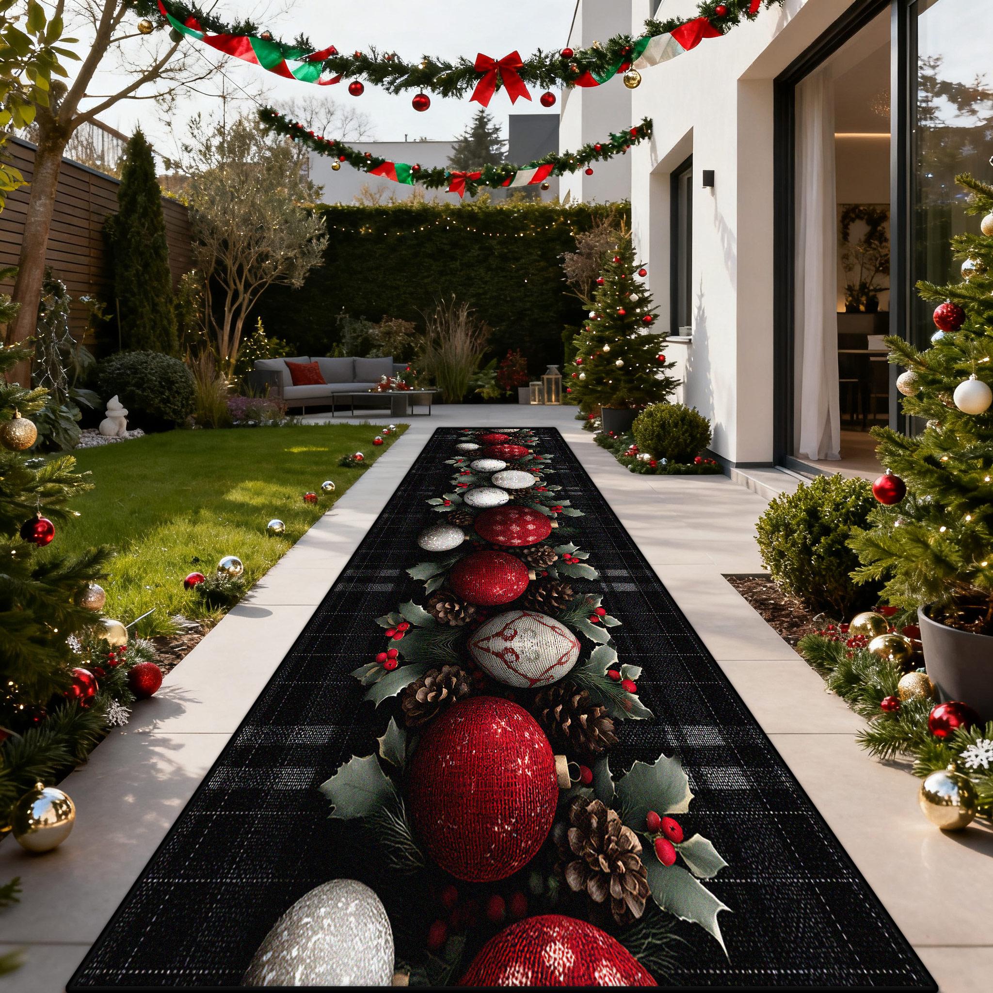 American Style Christmas Long Corridor Carpet Outdoor Courtyard Runner Rugs Snowball Snowflake Decoration Anti Slip Floor Mat 60x200cm
American Style Christmas Long Corridor Carpet Outdoor Courtyard Runner Rugs Snowball Snowflake Decoration Anti Slip Floor Mat 60x200cm