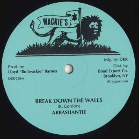 12inch Record ABBASHANTIE - Break Down The Walls / Abbashantie DKR228 Wackies/Digikil 2023 US Reggae, Ska & Dub
12inch Record ABBASHANTIE - Break Down The Walls / Abbashantie DKR228 Wackies/Digikil 2023 US Reggae, Ska & Dub