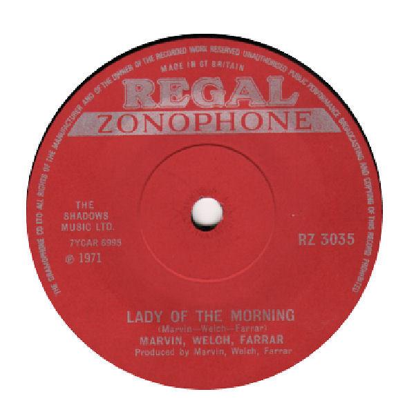 7inch Record MARVIN, WELCH & FARRAR - Lady Of The Morning RZ3035 Regal Zonophone 1971 UK Rock Used
7inch Record MARVIN, WELCH & FARRAR - Lady Of The Morning RZ3035 Regal Zonophone 1971 UK Rock Used