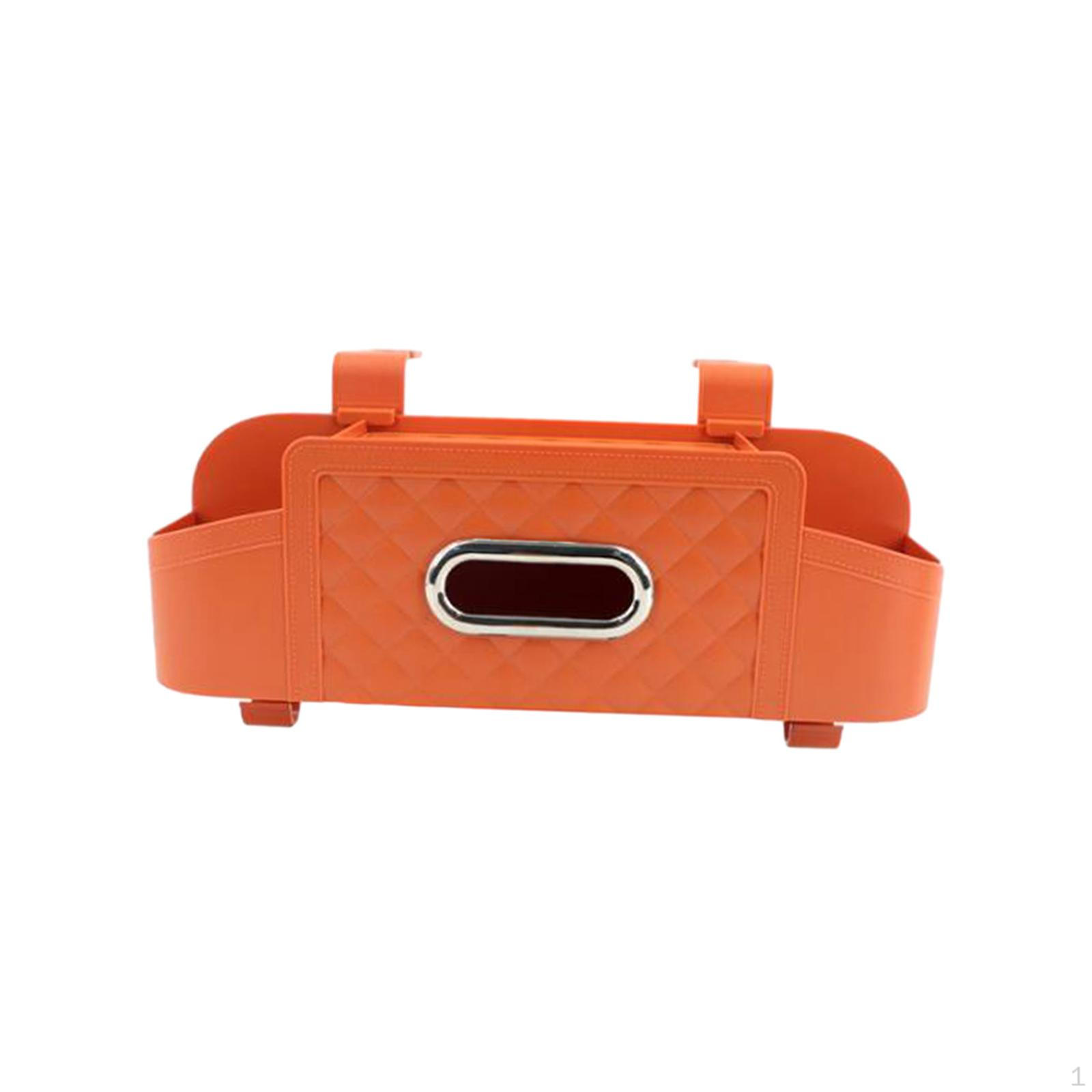 Back Organizer with Cup Holder and Storage Pockets помаранчевий
Back Organizer with Cup Holder and Storage Pockets помаранчевий