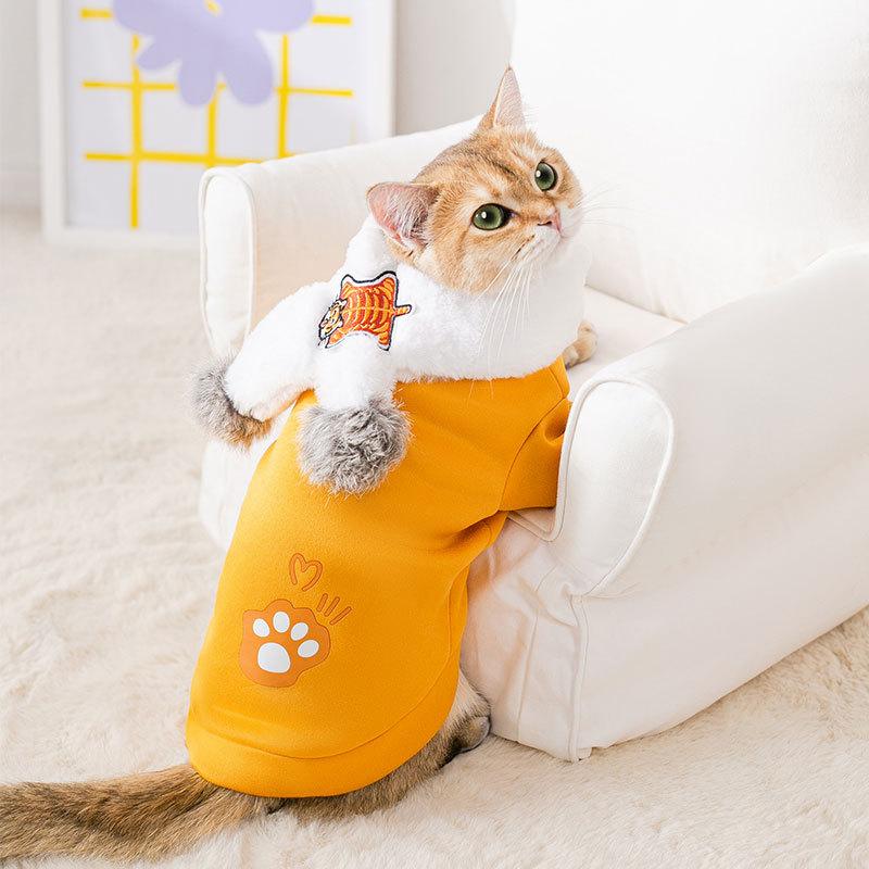 New scarf cat tiger patch show autumn warm kitten hairless cat kitten clothes pet sweater S (recommended weight 3-2.5 kg) оранжевый
New scarf cat tiger patch show autumn warm kitten hairless cat kitten clothes pet sweater S (recommended weight 3-2.5 kg) оранжевый