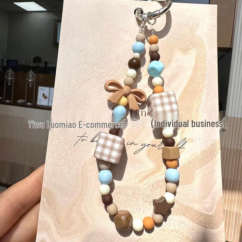 Креативний мультяшний брелок-шнурок для телефону та камери - Ручна робота з намистин, дизайн з Японії та Південної Кореї
Креативний мультяшний брелок-шнурок для телефону та камери - Ручна робота з намистин, дизайн з Японії та Південної Кореї