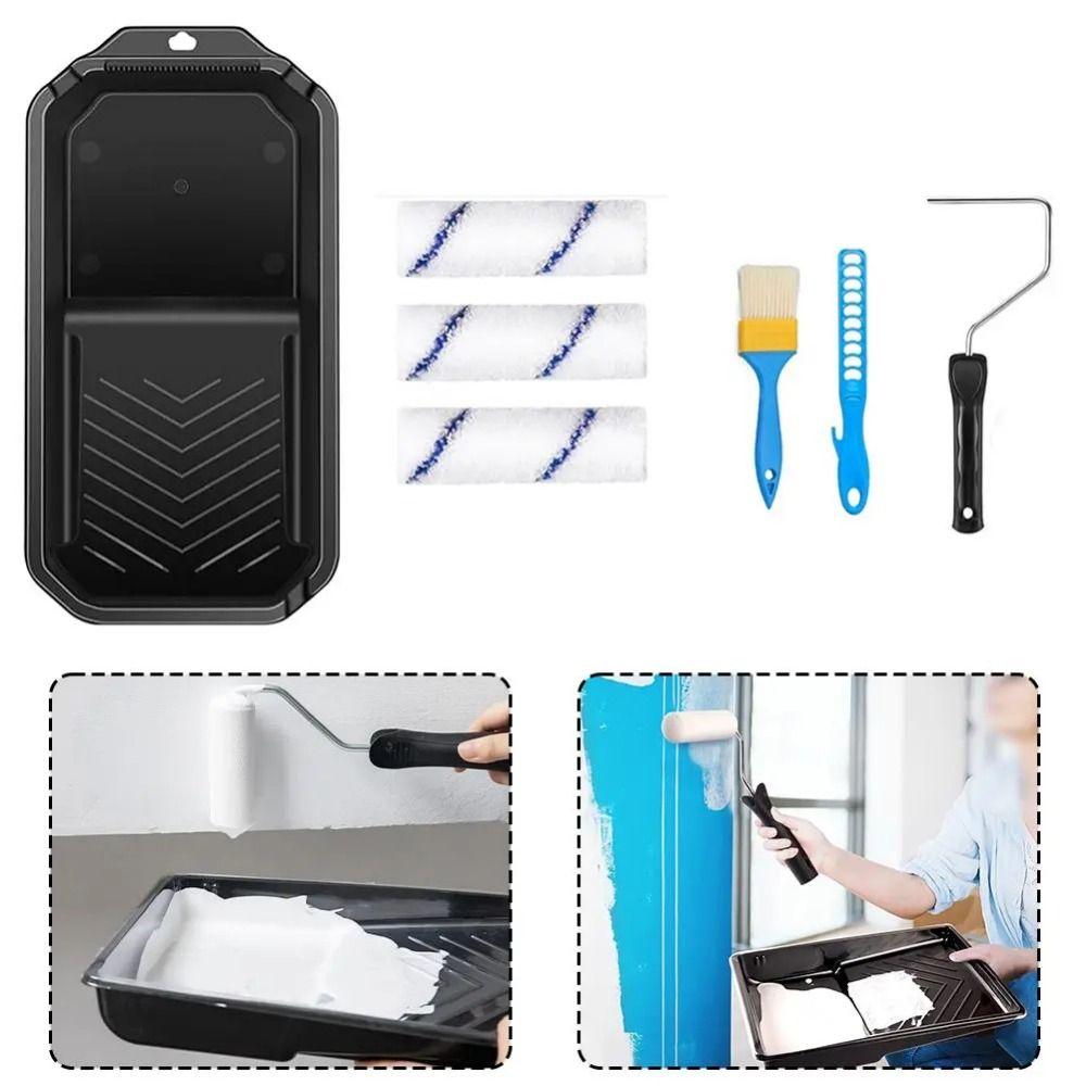6/10/12pcs Sturdy Paint Roller Kit Ergonomic Handle Wall Paint Tool Home Painting Supplies 6pcs/set
6/10/12pcs Sturdy Paint Roller Kit Ergonomic Handle Wall Paint Tool Home Painting Supplies 6pcs/set