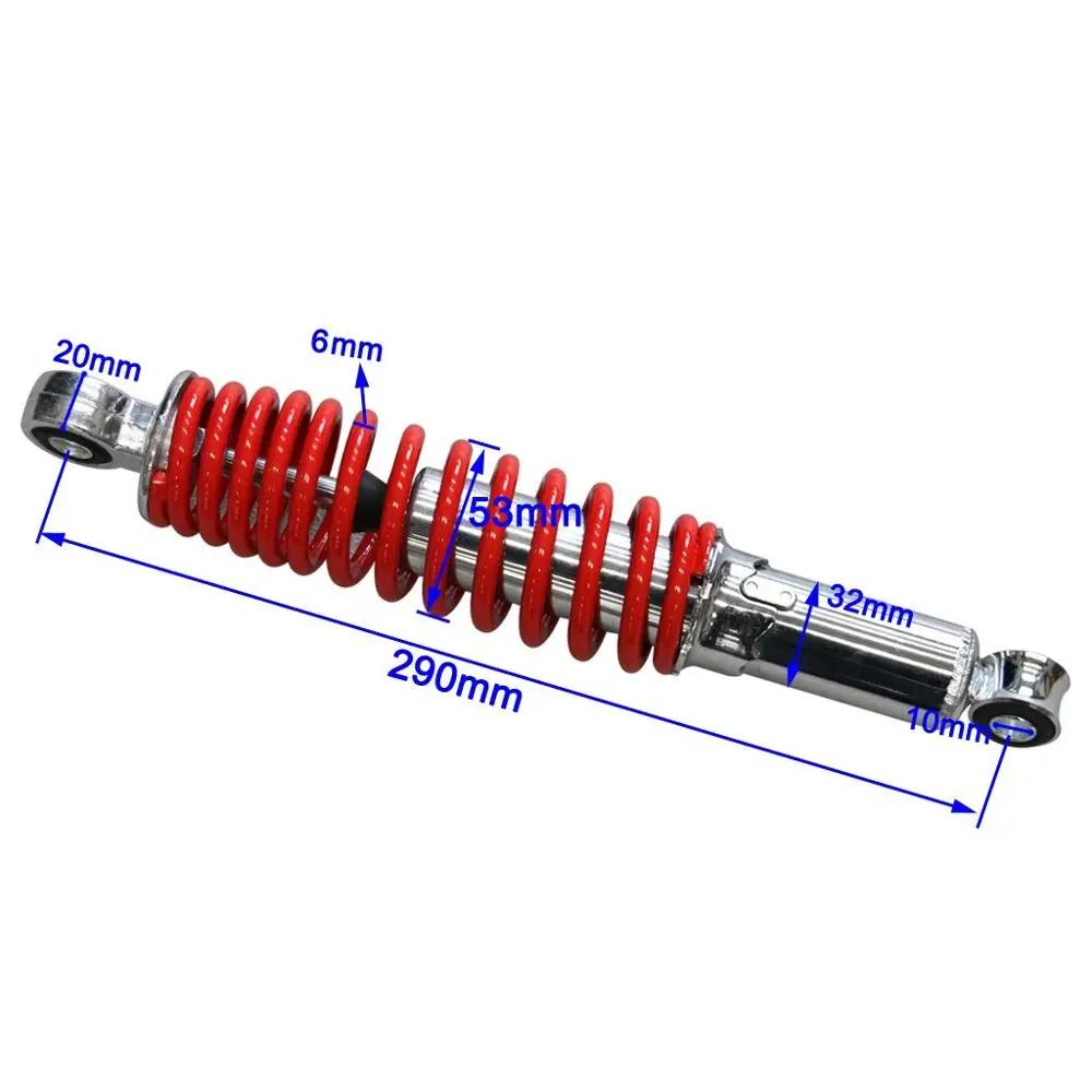 Premium 400LBS 250 260 270 290mm Front Suspension Shock Absorber For Motorcycle 50cc 70 90 110cc Dirt Pit Bike ATV Go Kart 290mm
Premium 400LBS 250 260 270 290mm Front Suspension Shock Absorber For Motorcycle 50cc 70 90 110cc Dirt Pit Bike ATV Go Kart 290mm