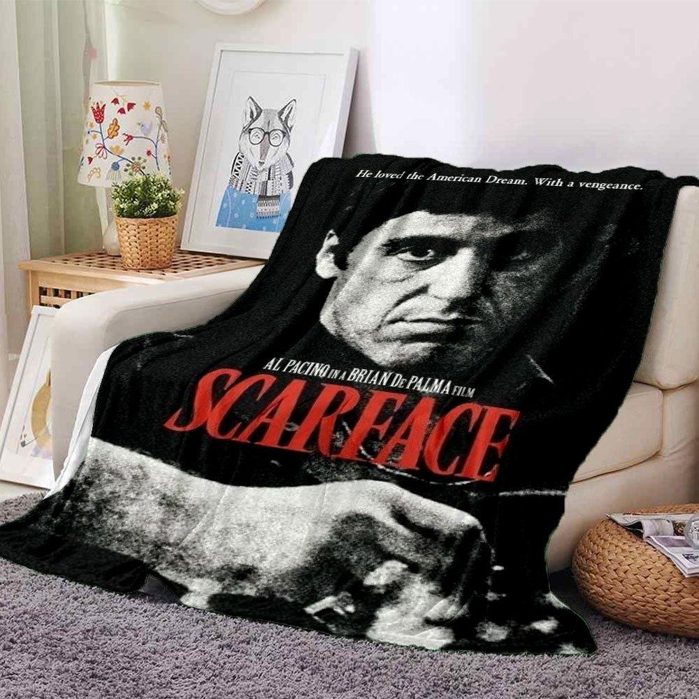 1pc Scarface-Inspired Flannel Blanket - Soft Cozy All-Season Throw for Bedroom, Sofa, Camping, Travel - Perfect Gift for Movie FansB35 80cmx120cm(31inx47in)
1pc Scarface-Inspired Flannel Blanket - Soft Cozy All-Season Throw for Bedroom, Sofa, Camping, Travel - Perfect Gift for Movie FansB35 80cmx120cm(31inx47in)