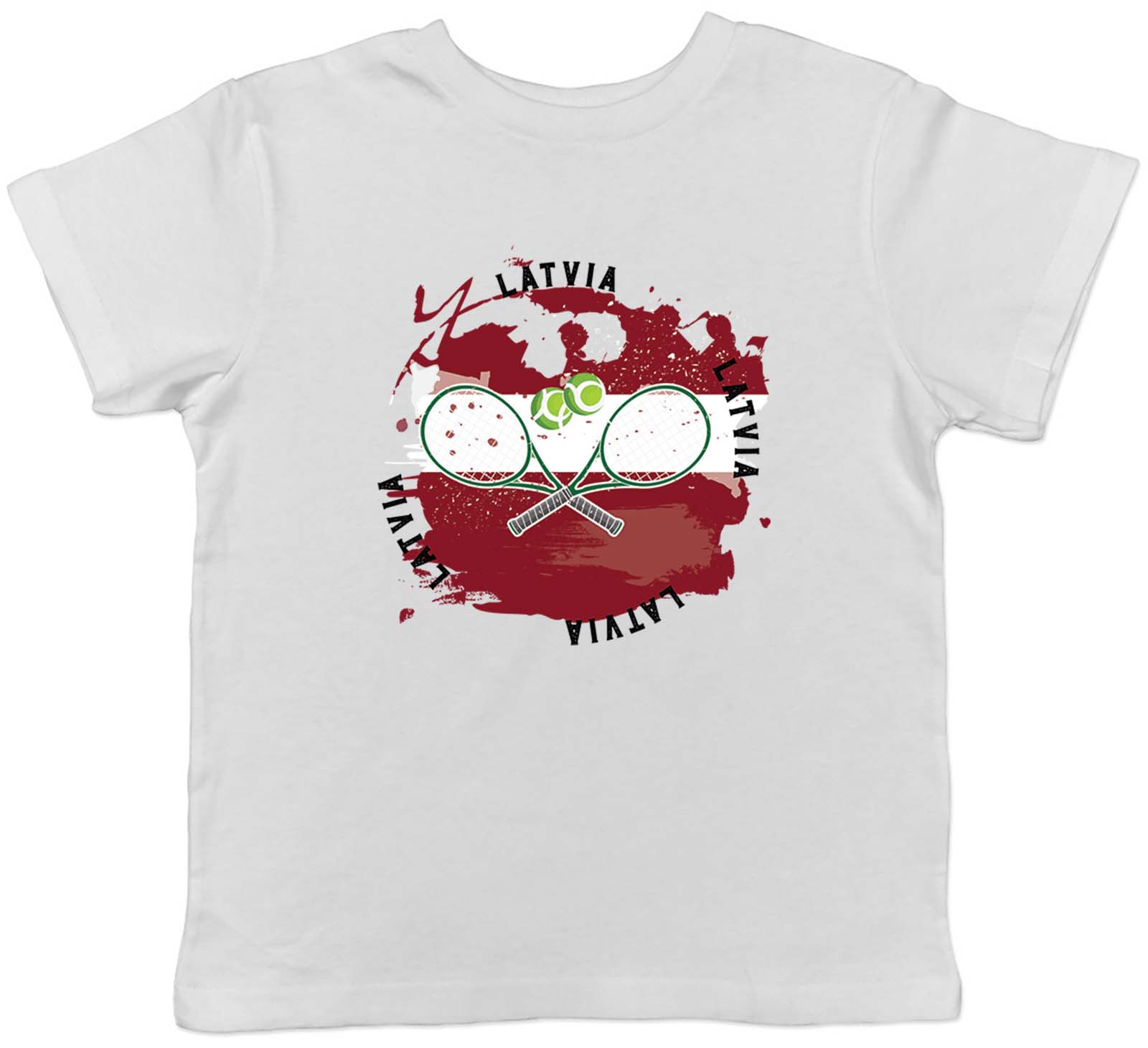 Tennis Sports With Latvia Flag Childrens Kids T-Shirt Boys Girls Gift 160
Tennis Sports With Latvia Flag Childrens Kids T-Shirt Boys Girls Gift 160