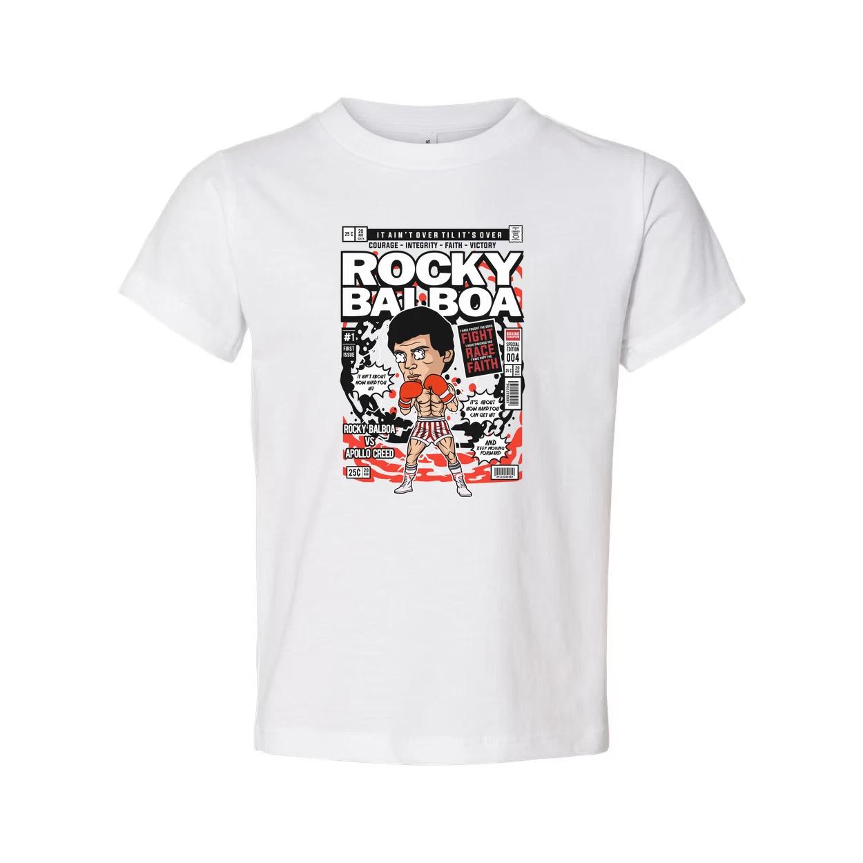 Rocky Balboa Cartoon Style Comic Book Cover Graphic T Shirt For Fans Unisex Shor 4XL
Rocky Balboa Cartoon Style Comic Book Cover Graphic T Shirt For Fans Unisex Shor 4XL