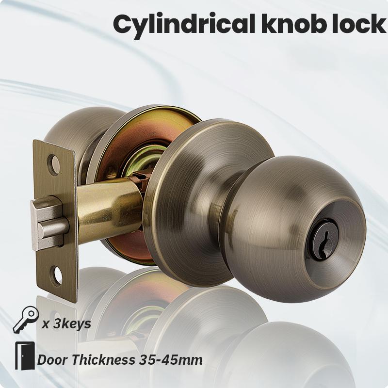 Spherical Door Knob 6871/6801 Three Bar Ball Lock Bedroom Door Lock Round Handle With 3 Keys 6871Ab бронзовый
Spherical Door Knob 6871/6801 Three Bar Ball Lock Bedroom Door Lock Round Handle With 3 Keys 6871Ab бронзовый