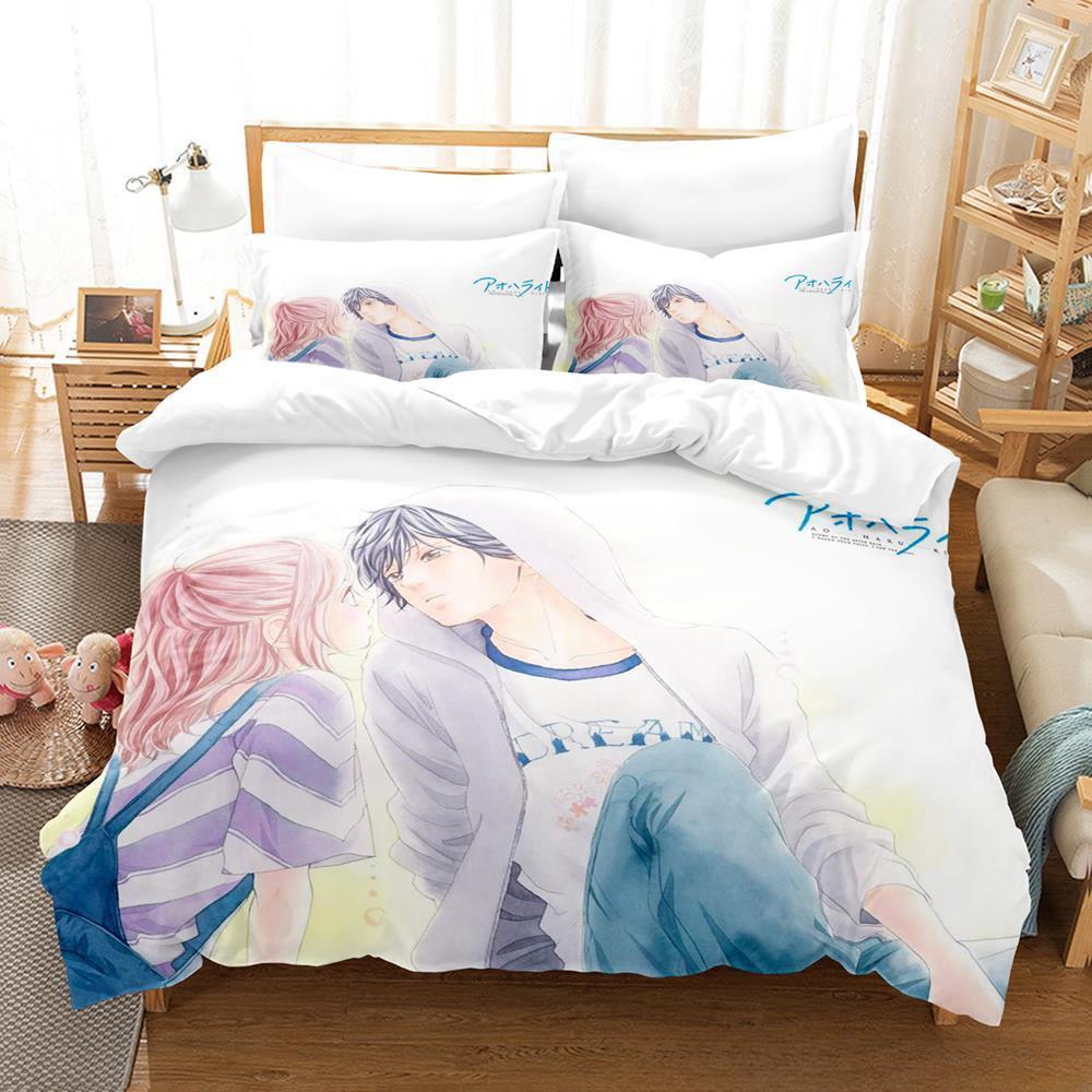 3d Print Anime Ao Haru Ride Bedding Set Single Twin Full Queen King Size Bed Set Adult Kid Bedroom Duvetcover Sets Home Textiles EU Twin 135x200cm
3d Print Anime Ao Haru Ride Bedding Set Single Twin Full Queen King Size Bed Set Adult Kid Bedroom Duvetcover Sets Home Textiles EU Twin 135x200cm