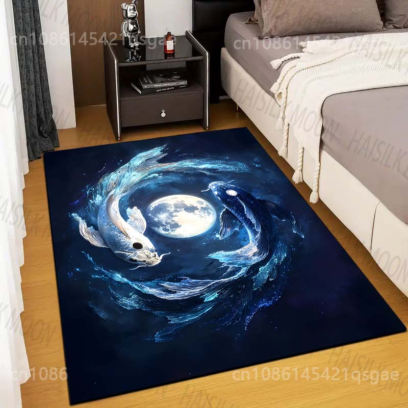 Multiple sizes Two koi circling full moon Carpet for Living Room Bedroom Sofa Home Decor Rug Non-slip Floor Mat Luxury Gift 40x60cm
Multiple sizes Two koi circling full moon Carpet for Living Room Bedroom Sofa Home Decor Rug Non-slip Floor Mat Luxury Gift 40x60cm