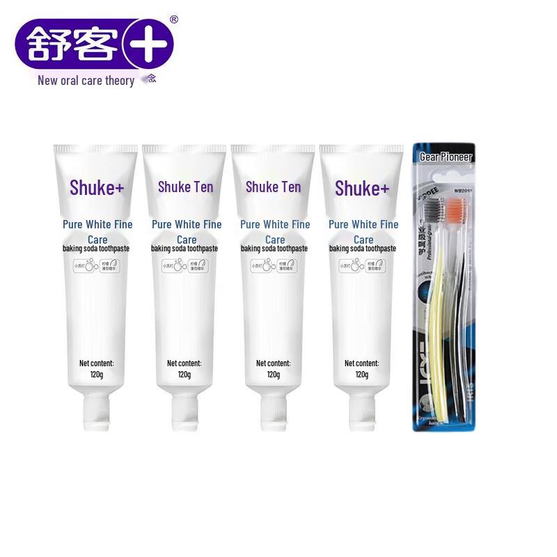 Saky Baking Soda Whitening Gum Care Toothpaste 4-Pack
Saky Baking Soda Whitening Gum Care Toothpaste 4-Pack