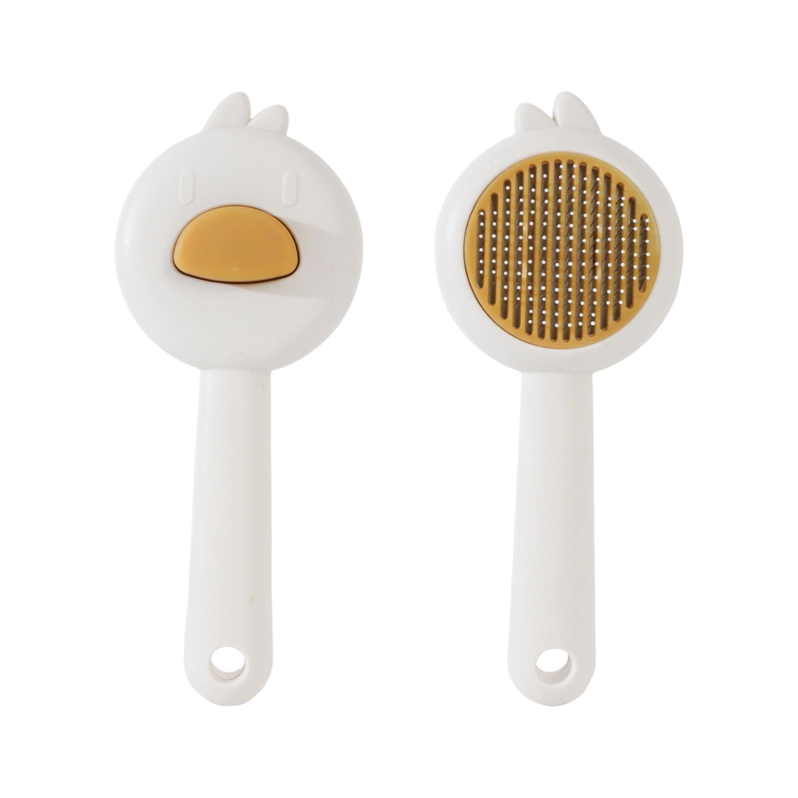 Comb Pet Self-cleaning Comb Supplies Chick Color Matching To Remove Floating Hair Comb One Size білий
Comb Pet Self-cleaning Comb Supplies Chick Color Matching To Remove Floating Hair Comb One Size білий