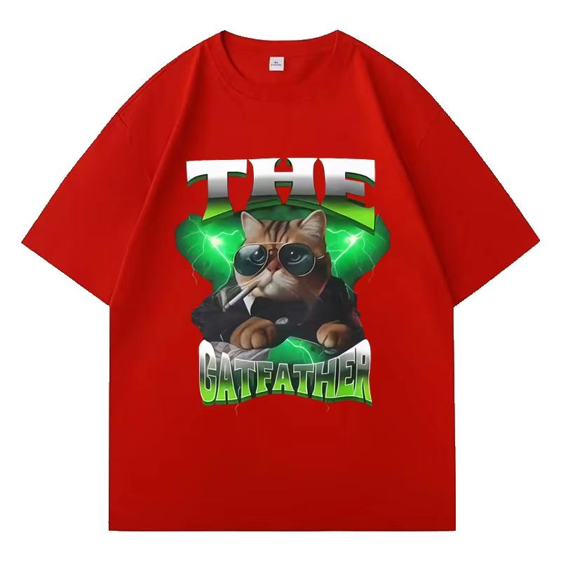 Fashion Women Harajuku 2026 Humor Cartoon Gang Cat Meme T Shirt Tshirt Tide Oversized Loose Cozy Crewneck Tshirts Personality S
Fashion Women Harajuku 2026 Humor Cartoon Gang Cat Meme T Shirt Tshirt Tide Oversized Loose Cozy Crewneck Tshirts Personality S