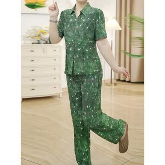 2026 Summer Stylish Age-Defying Top & Pants Set for Middle-Aged and Elderly Women 3XL (Suggest 120-135 lbs) зелёный
2026 Summer Stylish Age-Defying Top & Pants Set for Middle-Aged and Elderly Women 3XL (Suggest 120-135 lbs) зелёный