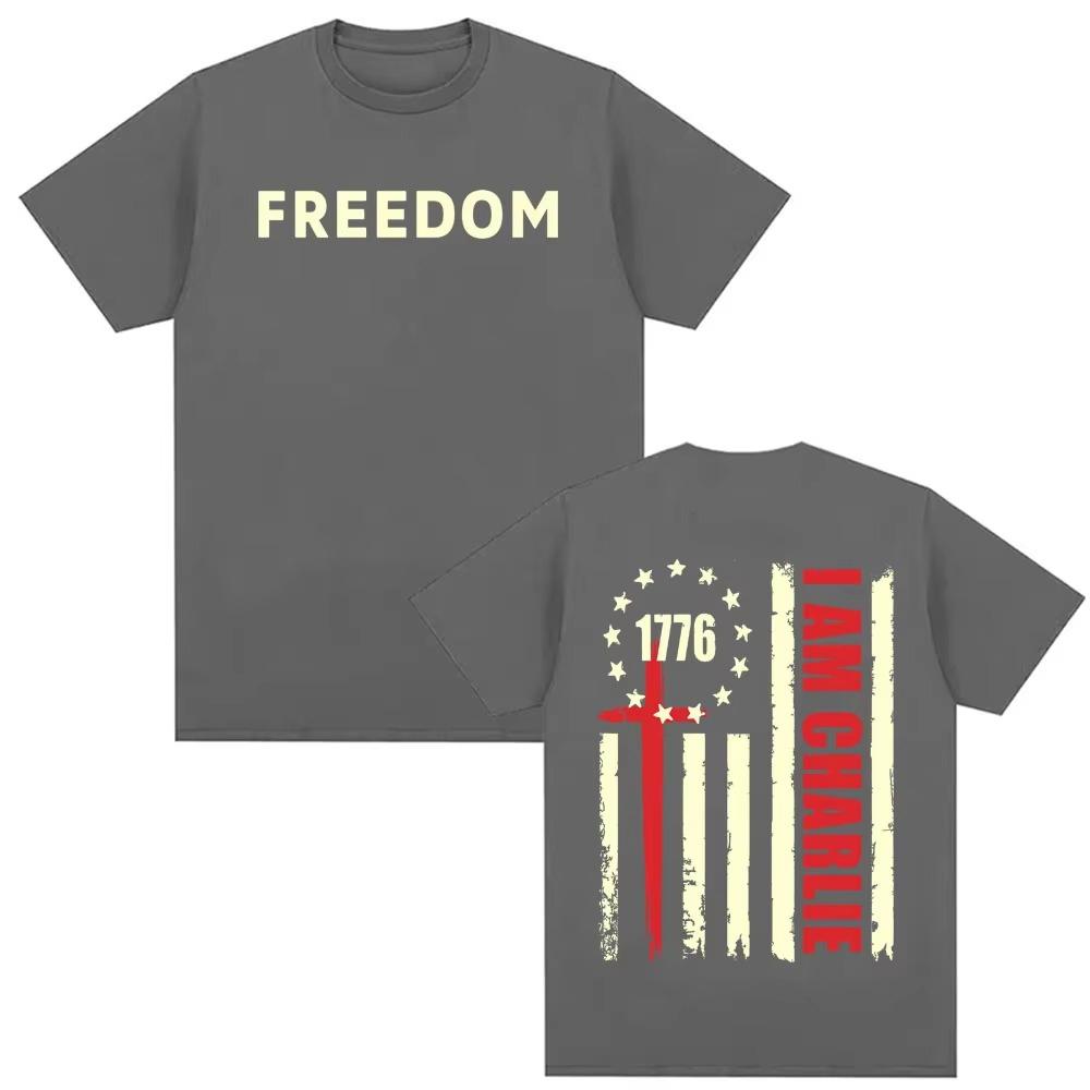 Charlie Kirk Red Freepattern Tshirt Mens Clothing Harajuku Classic Fashion Trend 2026 Spring summer new Pure Cotton Tshirt 4XL
Charlie Kirk Red Freepattern Tshirt Mens Clothing Harajuku Classic Fashion Trend 2026 Spring summer new Pure Cotton Tshirt 4XL